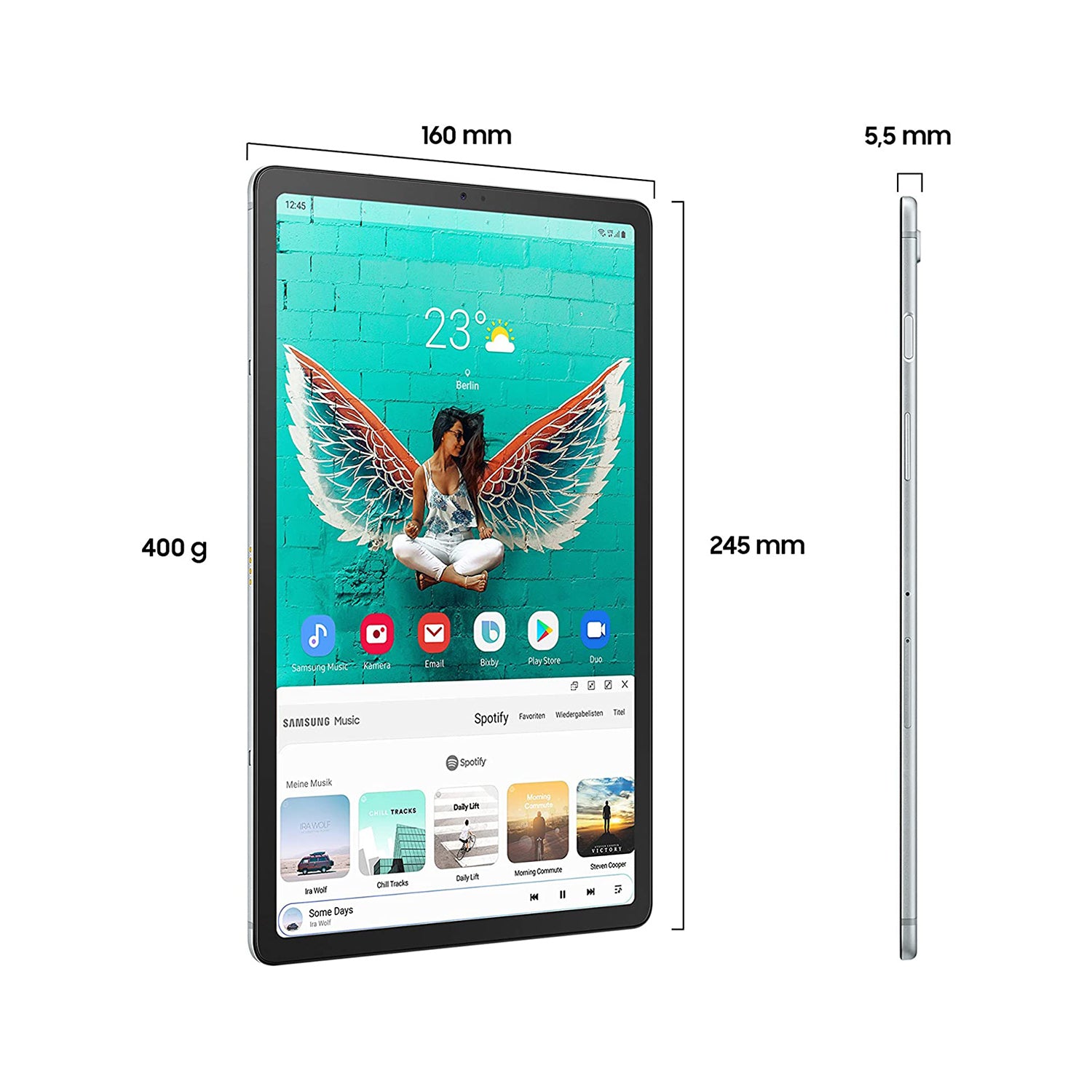 Samsung Galaxy Tab S5e Wi-Fi + 4G 10,5 Zoll Tablet Silber Silver 3