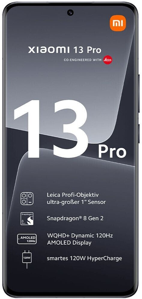 Xiaomi 13 Pro Dual-SIM Smartphone Schwarz Ceramic Black 7