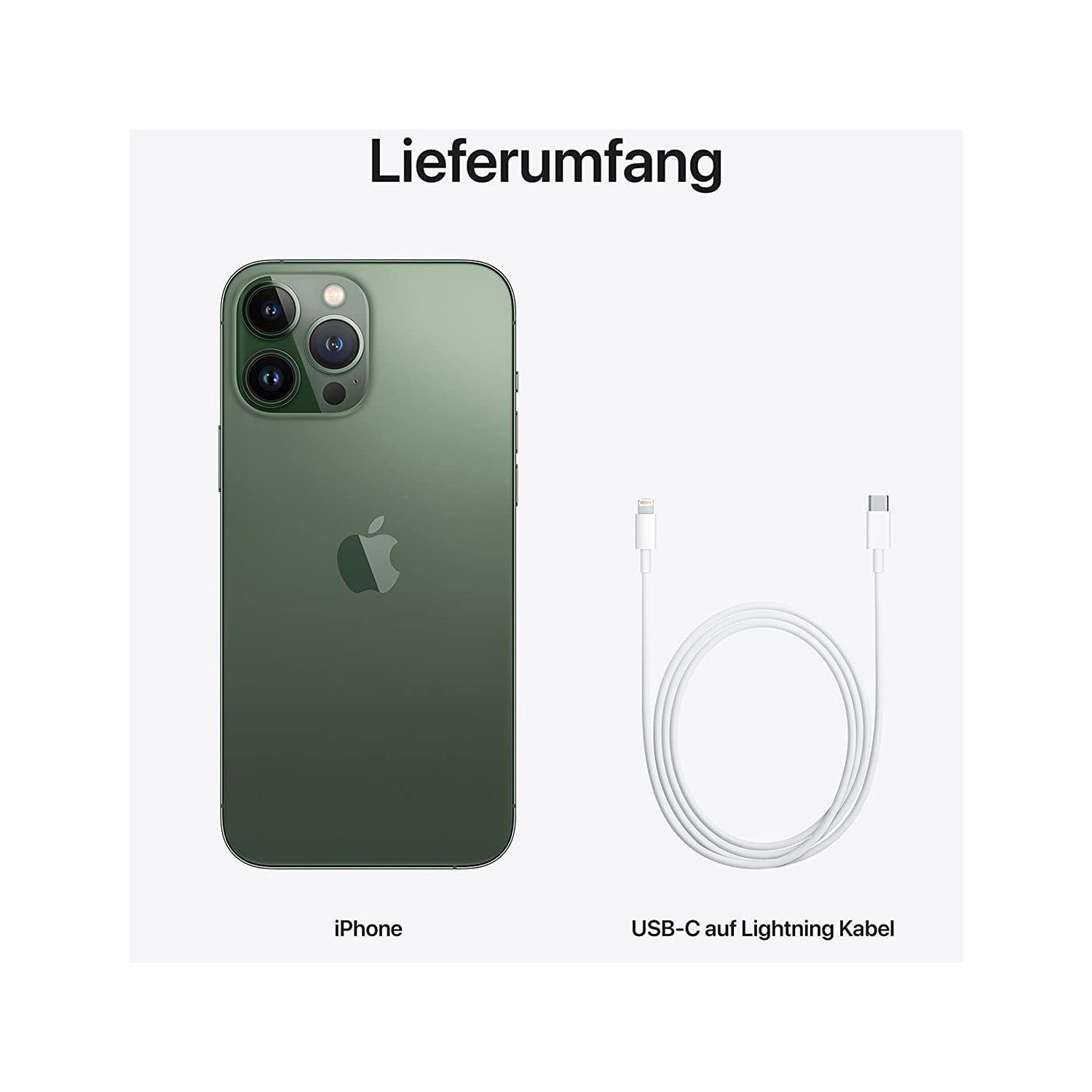 Apple iPhone 13 Pro Max Smartphone 128GB Grün Alpine Green