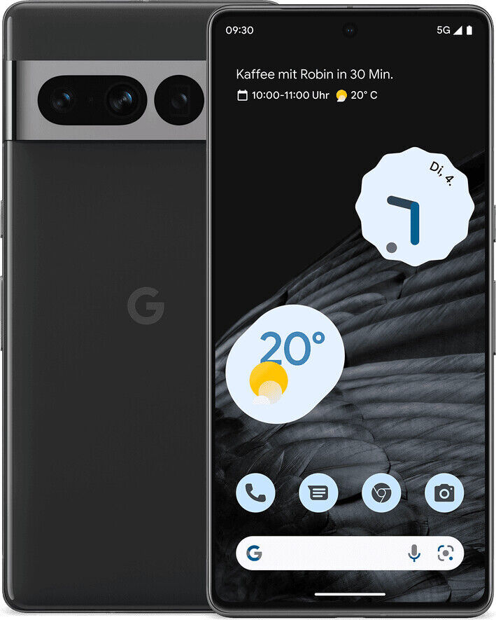 Google Pixel 7 Pro Smartphone Schwarz Obsidian 1